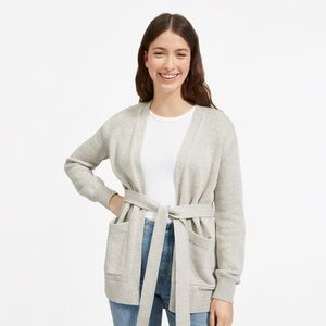 Everlane Cotton wrap cardigan